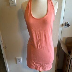Halter top dress peach